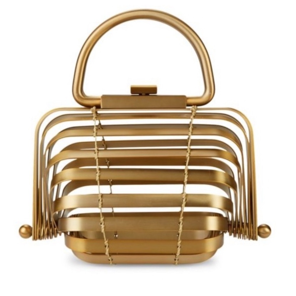 Cult Gaia metal cage bag